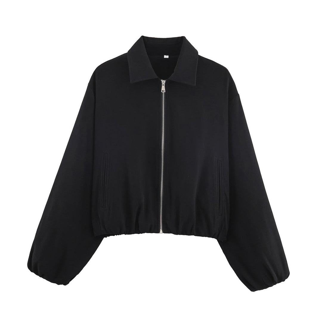 Damen lässige Übergangsjacke mit elastischen Bündchen Drune