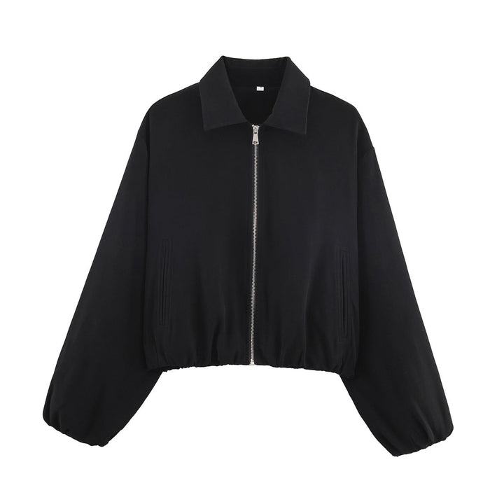 Damen lässige Übergangsjacke mit elastischen Bündchen Drune