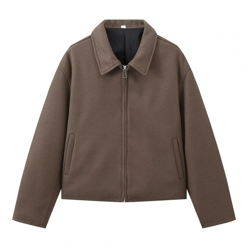 Damen lässige Steppjacke mit praktischen Taschen und elegantem Schnitt Drune