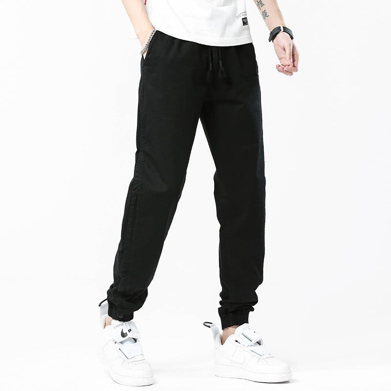 Herren Utility-Joggerhose mit Tunnelzug, elastischen Knöchelbündchen und entspanntem Schnitt Drune
