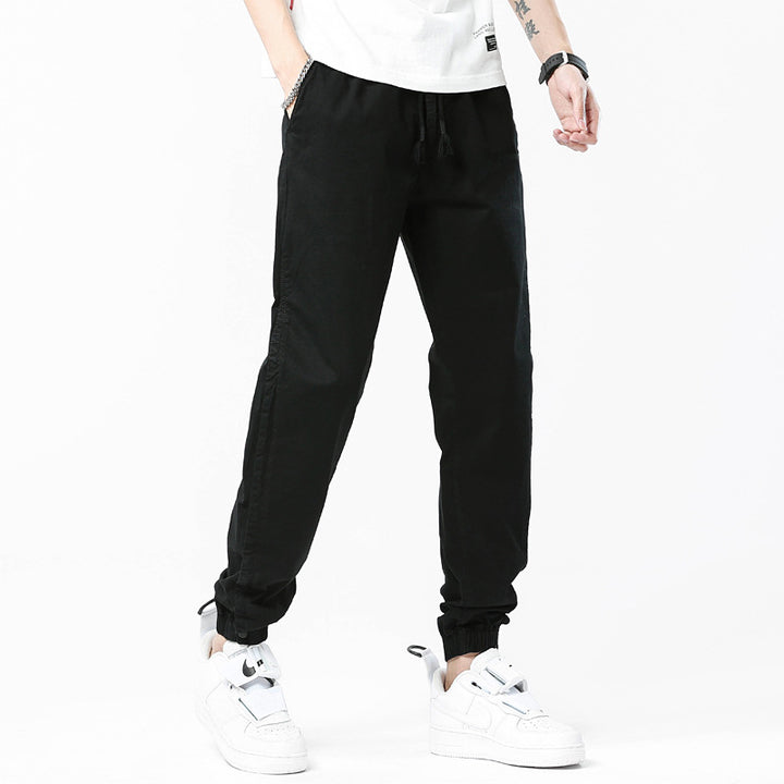 Herren Utility-Joggerhose mit Tunnelzug, elastischen Knöchelbündchen und entspanntem Schnitt Drune