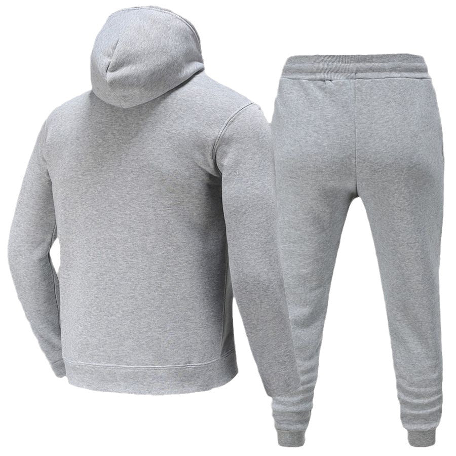 Herren Sweatshirt und Jogginghose Set mit healthorientierter Schriftart Drune