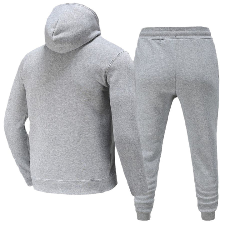 Herren Sweatshirt und Jogginghose Set mit healthorientierter Schriftart Drune
