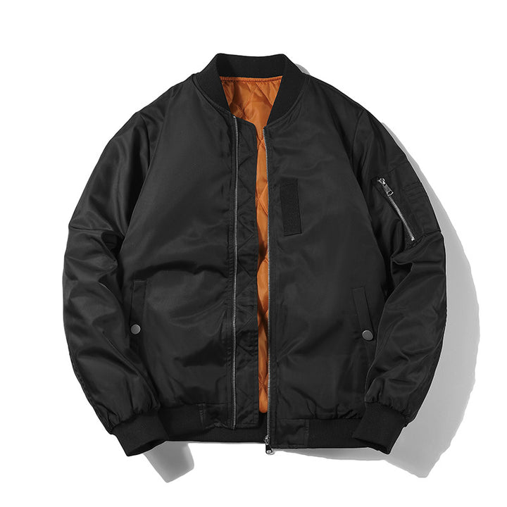 Herren Leichte Nylon-Bomberjacke mit gesteppter Innenfütterung und Ärmeltasche Drune