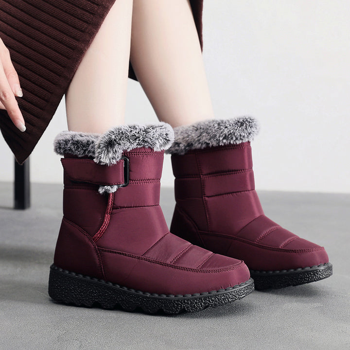 Damen Winterstiefel mit warmem Futter Drune