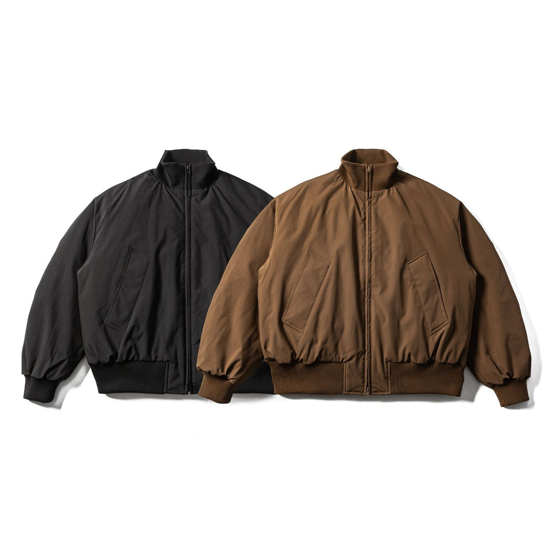 Herren Boxy wattierter Kurzblouson mit Rippenkragen und ergonomischen Eingrifftaschen Drune