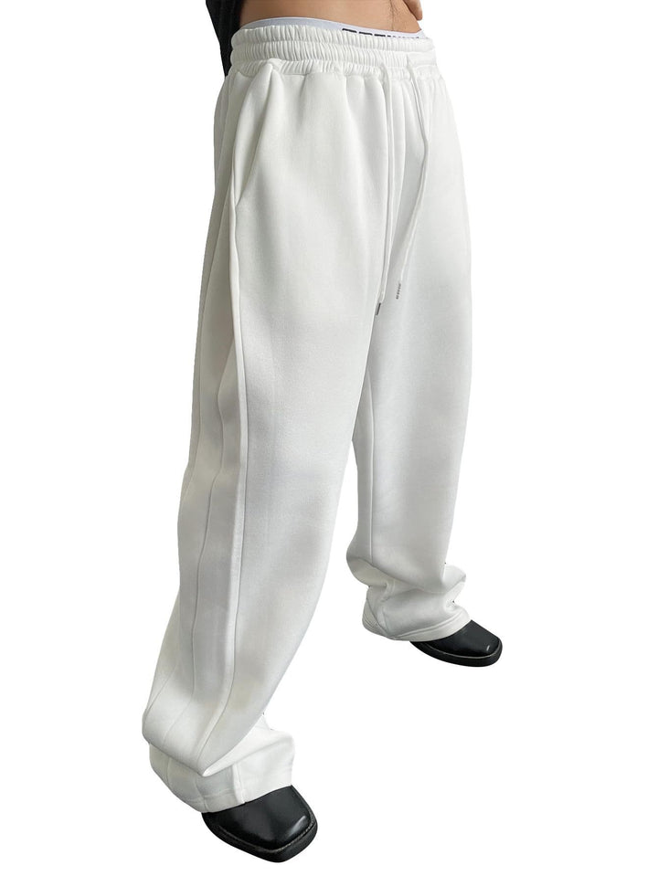 Herren nan lockere Oversize Jogginghose mit elastischem Bund und Kordelzug Drune
