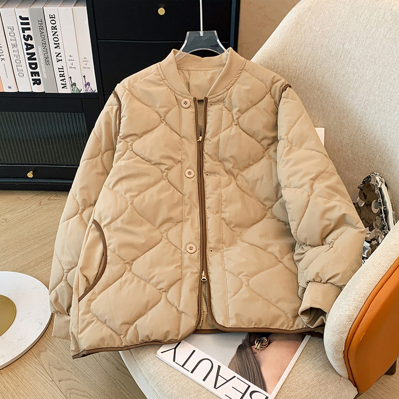 Damen Wattierte Blousonjacke mit Reißverschluss und praktischen Taschen Drune