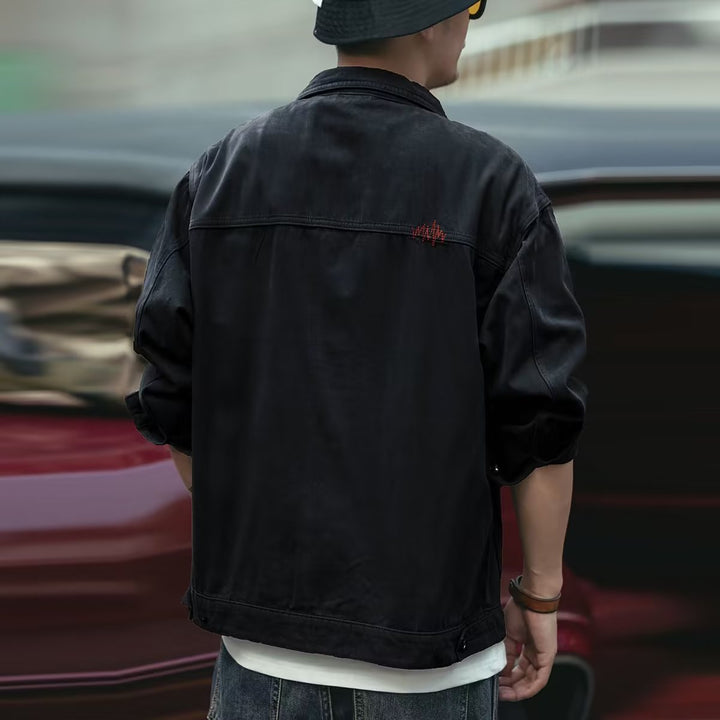 Herren Lässige und stylische Arbeitsjacke Drune