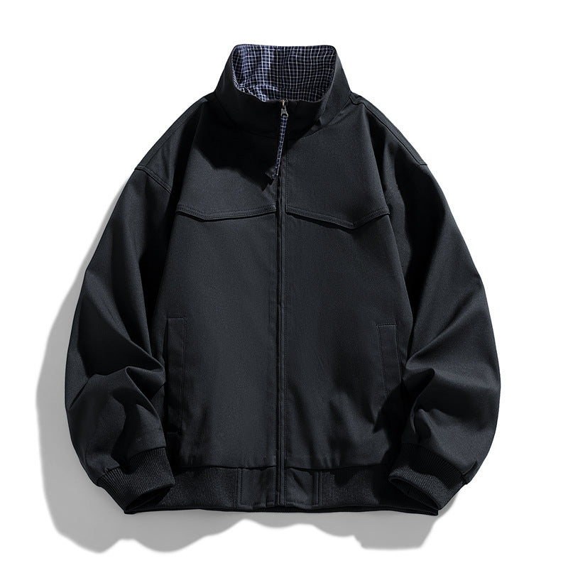 Herren Leichte Übergangsjacke mit Stehkragen Drune