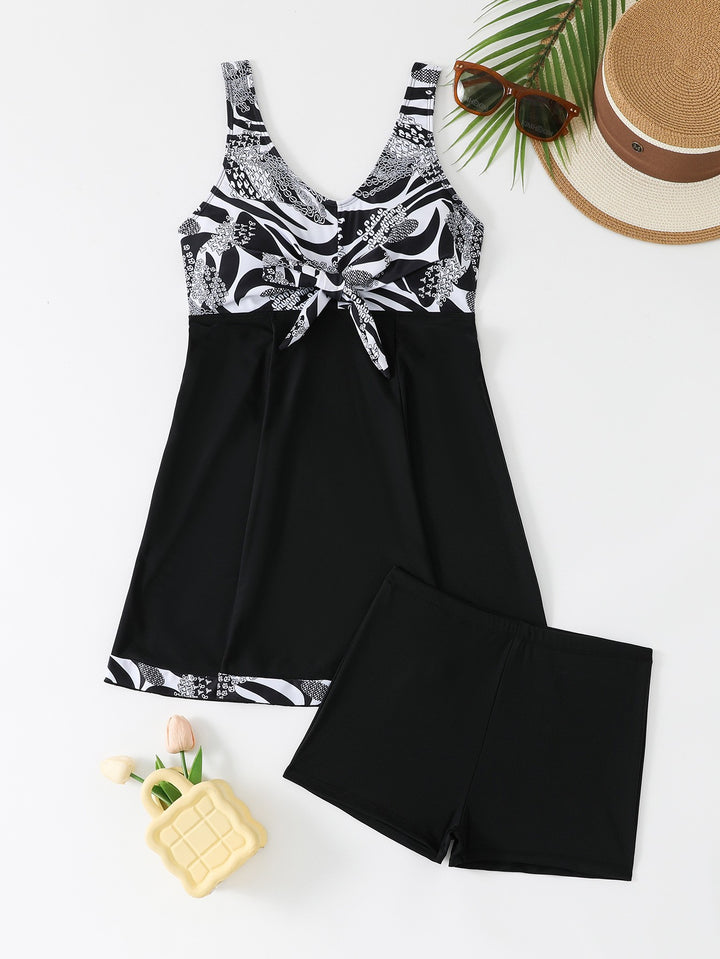 Damen Schwimmkleid mit Short-Integration Drune