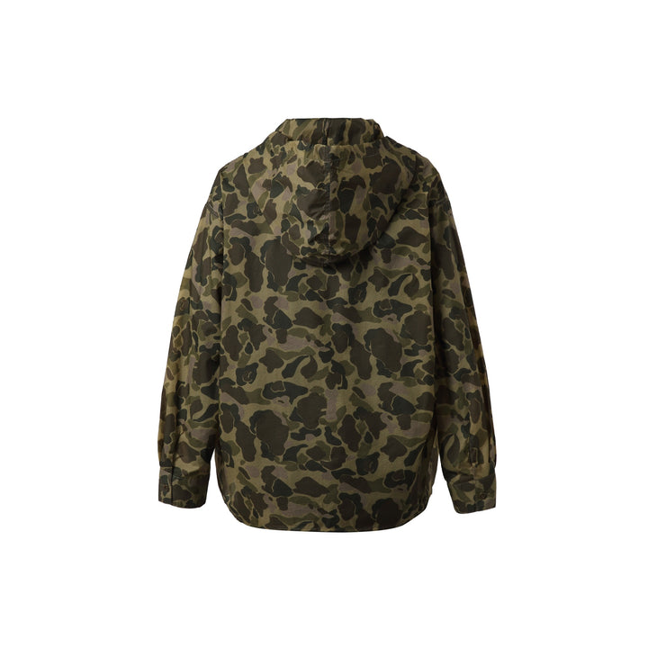 Herren Camouflage-Kapuzenshirt im Oversized-Utility-Stil Drune