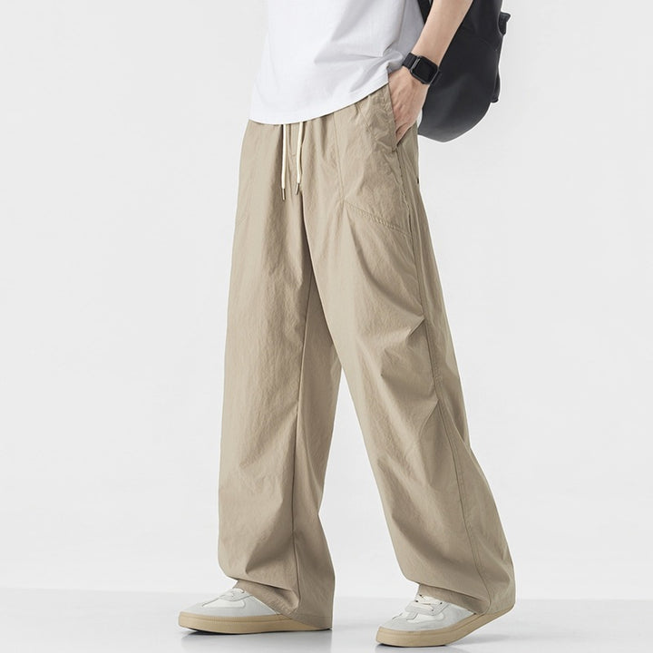 Herren Weit geschnittene Urban Utility-Hose Drune