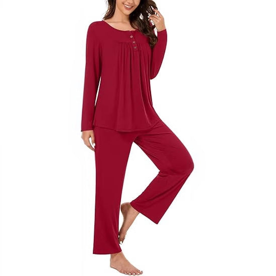 Damen Schlafanzug Set Drune