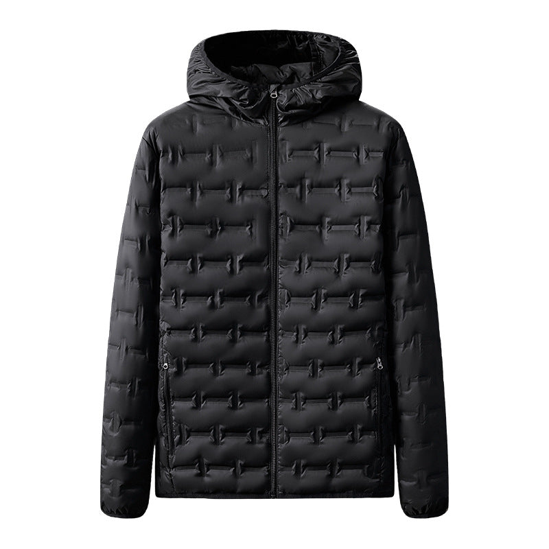Herren Ultraleichte Kassetten-Steppjacke mit Kapuze und Kompaktfüllung Drune