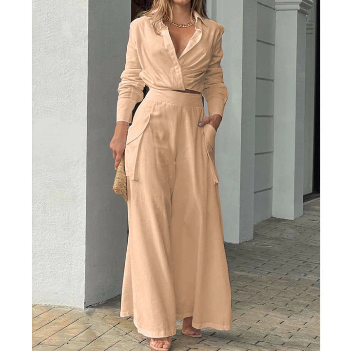Damen Elegantes und lässiges Zweiteiler-Set Drune
