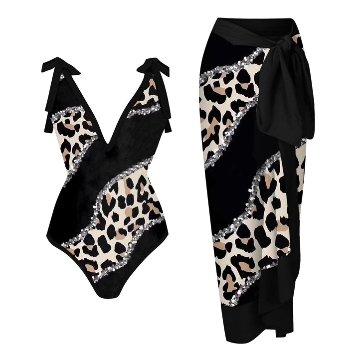 Damen Bademode-Set mit stilvollem Wickelrock Drune