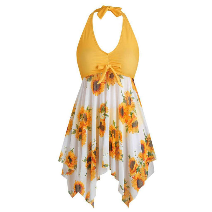 Damen Strandkleid mit verspieltem Blumendesign Drune