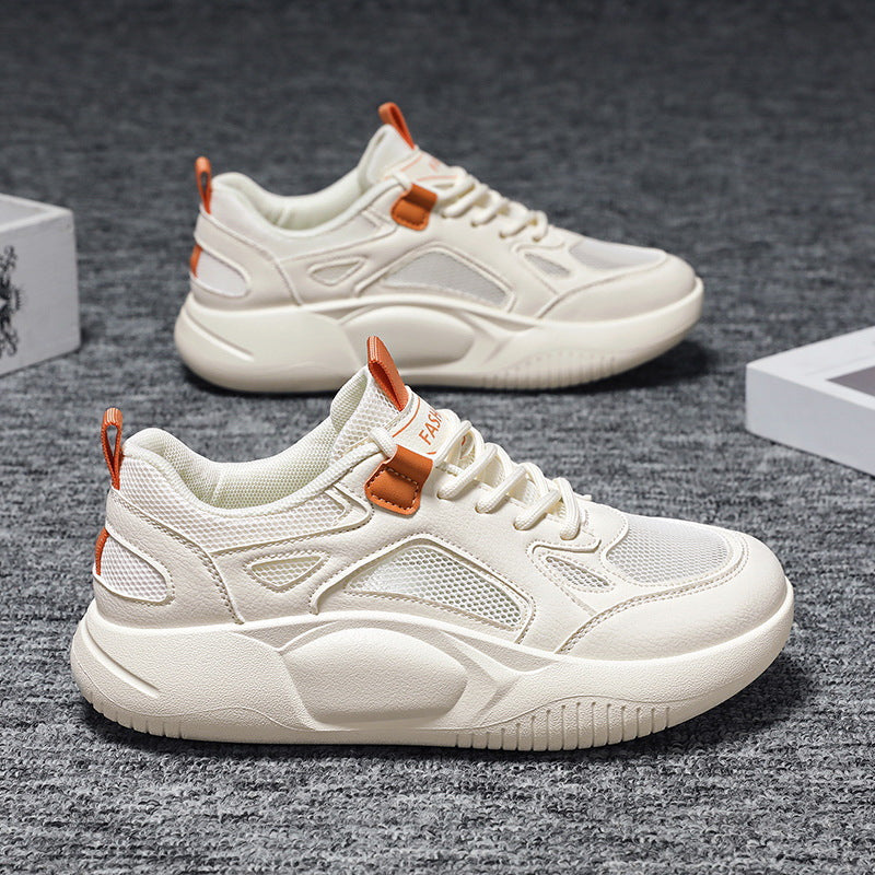 Damen sportive Plateausneaker mit luftdurchlässigem Netzgewebe und dämpfender ergonomischer Sohle Drune