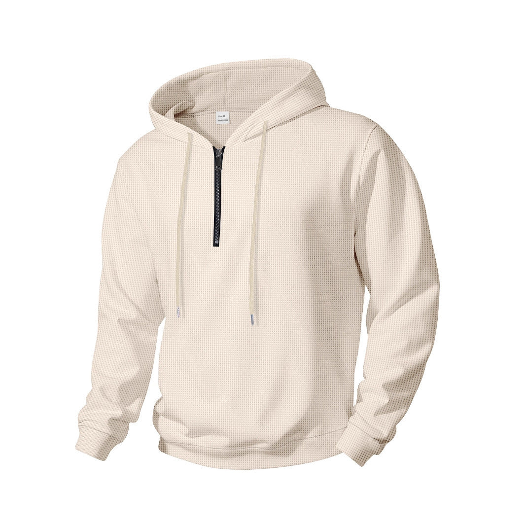 Herren Kapuzenpullover mit innovativem Reißverschluss und atmungsaktivem Material Drune