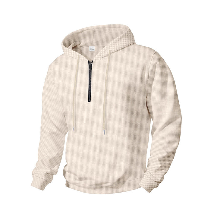 Herren Kapuzenpullover mit innovativem Reißverschluss und atmungsaktivem Material Drune