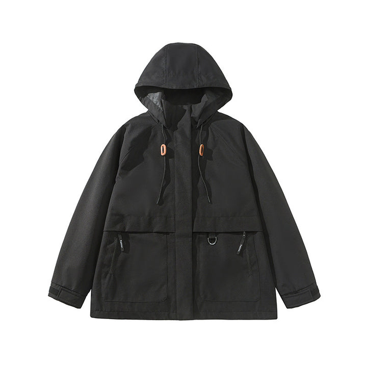 Damen Kapuzen-Utility-Parka mit wasserdichter Membran, großen Fronttaschen & verstellbarem Saum Drune