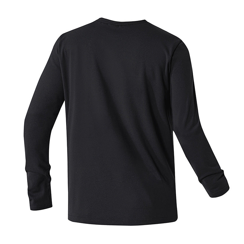 Unisex Oversize Langarm‑Sweatshirt mit Brustreißverschlusstasche und Rundhalsausschnitt Drune