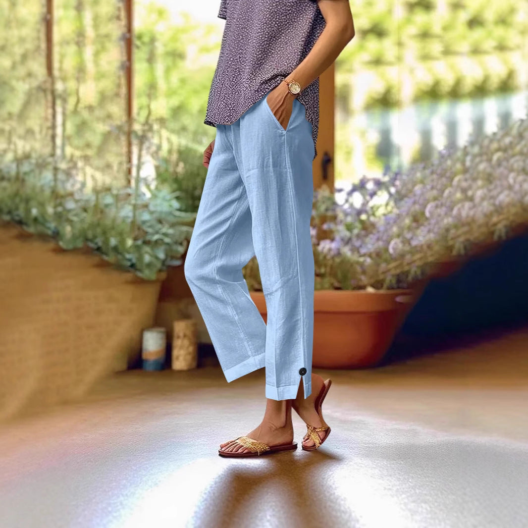 Damen Bequeme Sommerhose Drune