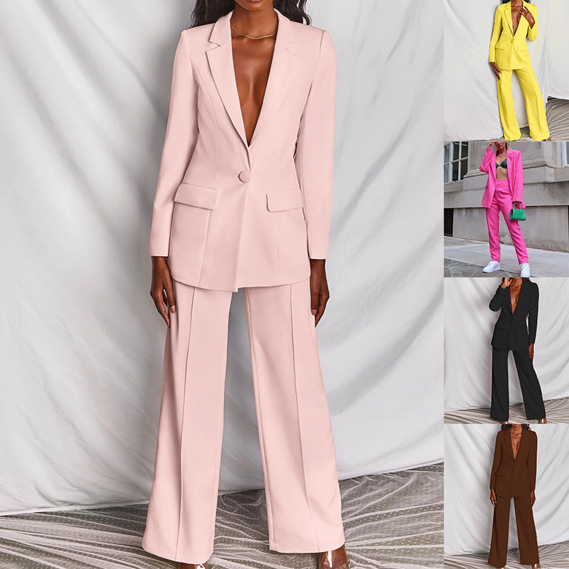 Damen Anzug im Oversize-Stil mit schickem Schnitt Drune
