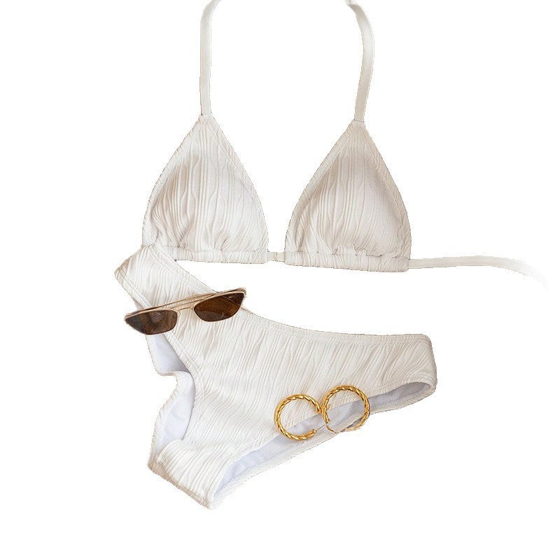 Damen Triangel-Bikini mit raffinierten Rüschendetails Drune