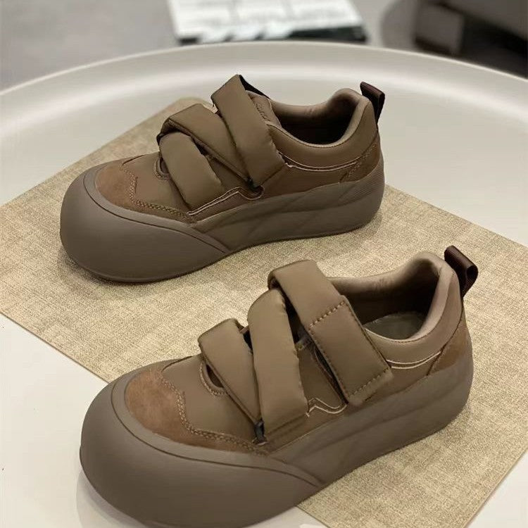 Damen Sneakers mit doppeltem Klettverschluss und modischem Design Drune