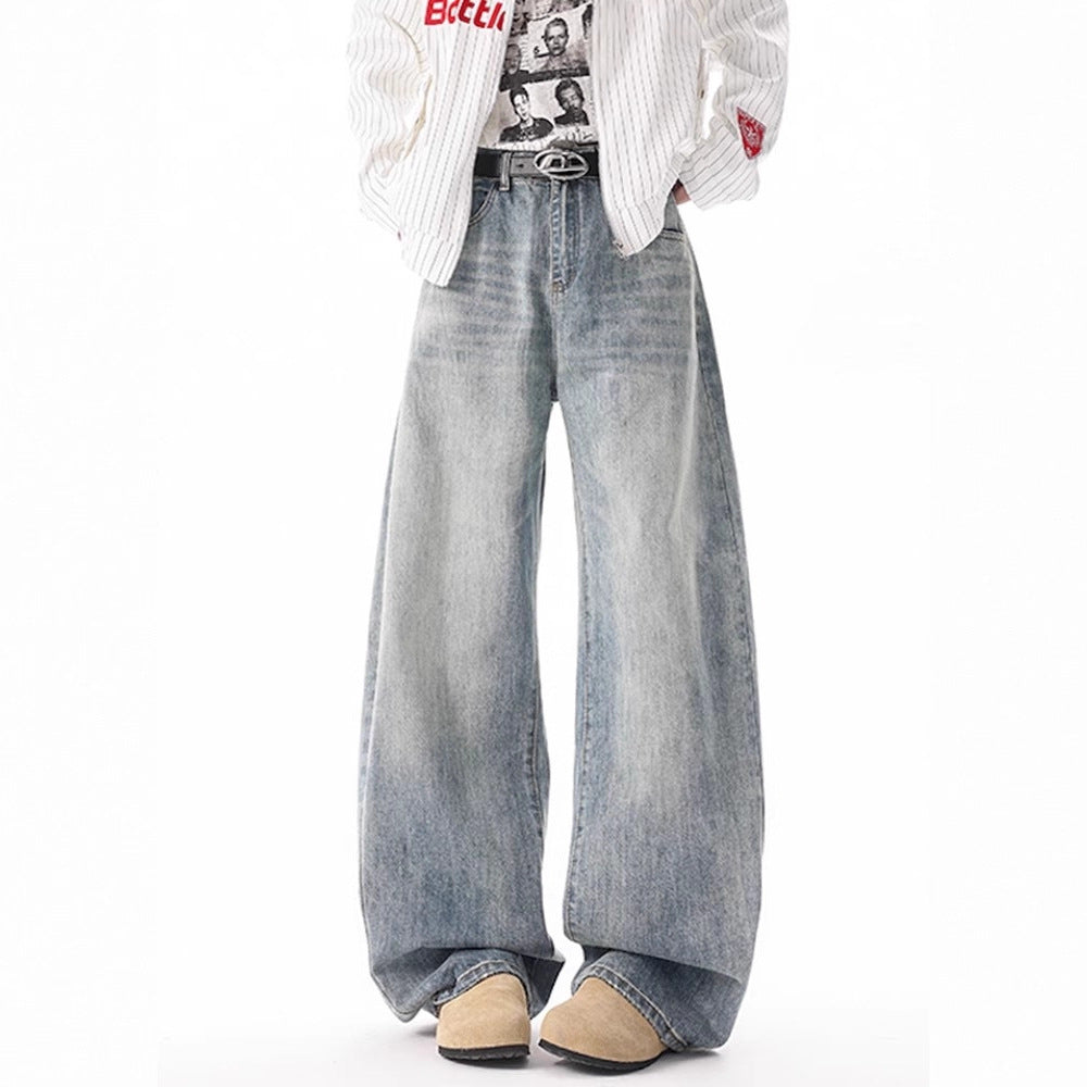 Damen Weitgeschnittene Jeans im Vintage-Stil Drune
