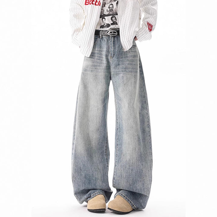 Damen Weitgeschnittene Jeans im Vintage-Stil Drune
