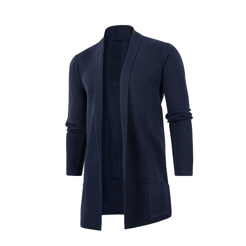 Herren Strickjacke mit offenem Schnitt und praktischen Taschen Drune