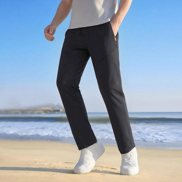 Herren Wasserabweisende Tech‑Cargo‑Hose mit Tunnelzugbund & Mehrfachtaschen Drune