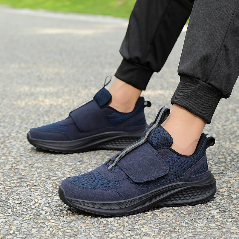 Herren nan urbaner Slip-On-Sneaker mit Klett-Frontverschluss, elastischem Zugsystem und mehrschichtiger Dämpfung Drune