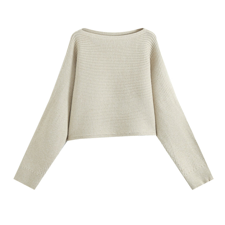 Damen Zweiteiliges Rippstrick-Set mit kurzem Pullover und Midirock Drune