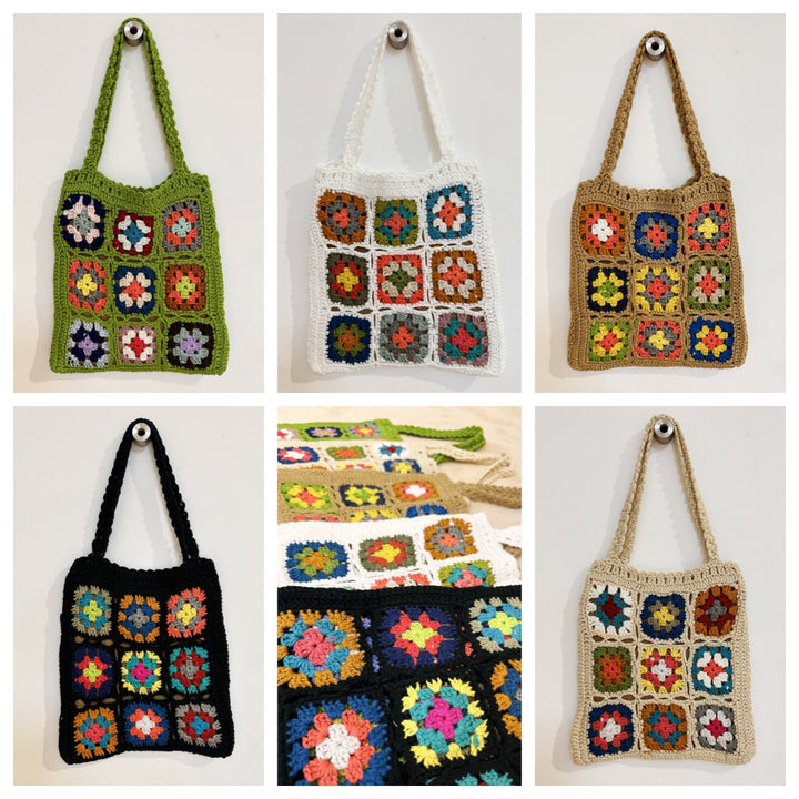 Damen Handgefertigte Häkel-Tasche Drune