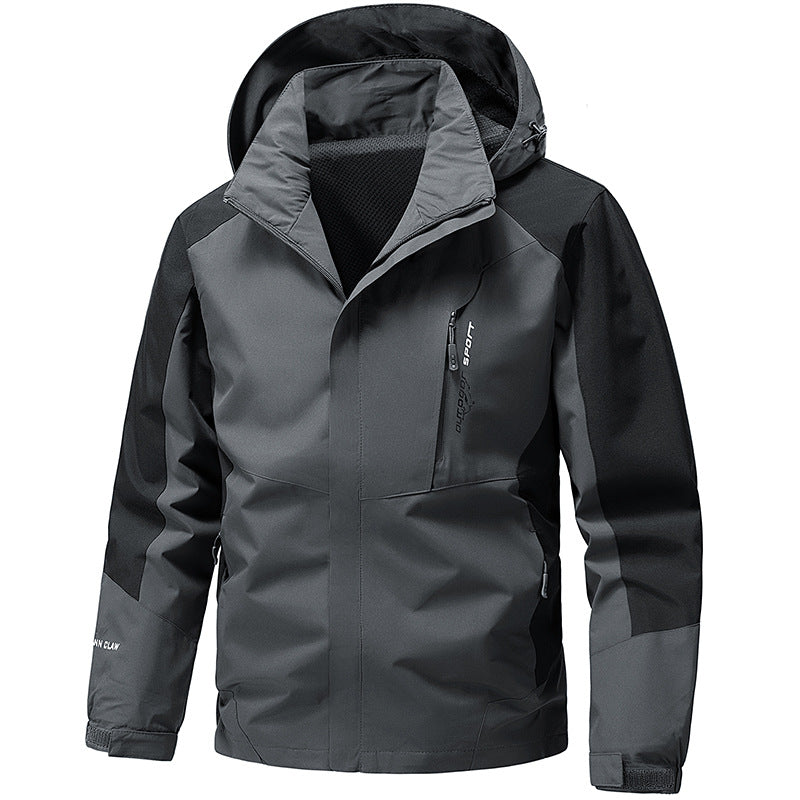 Herren wasserabweisende multifunktionale Outdoor-Jacke Drune