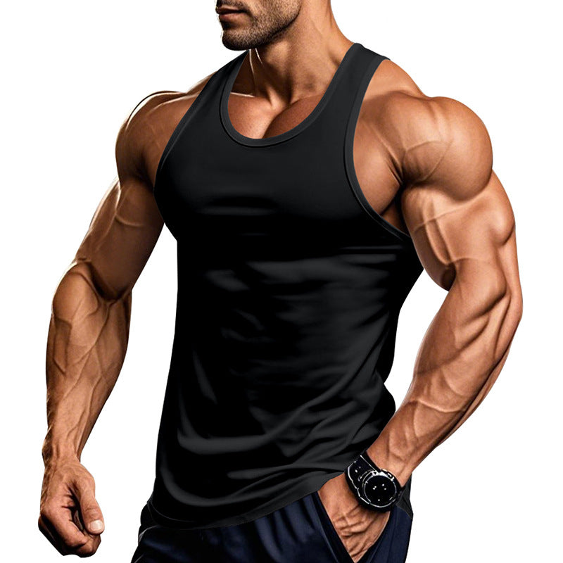 Herren atmungsaktives Fitness Tanktop mit Racerback-Schnitt Drune