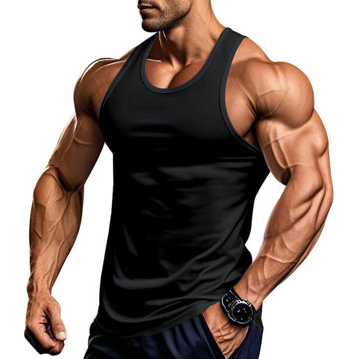 Herren atmungsaktives Fitness Tanktop mit Racerback-Schnitt Drune