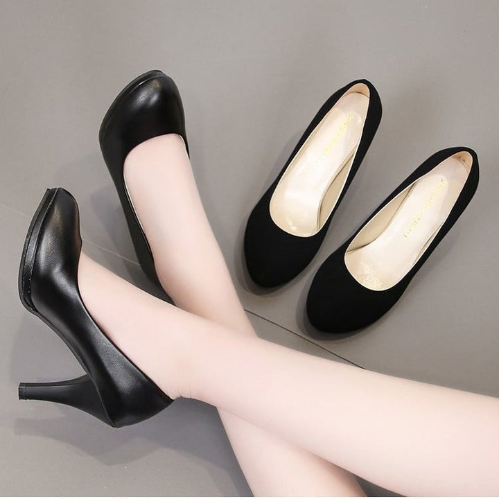 Damen Klassische Pumps mit elegantem Blockabsatz Drune