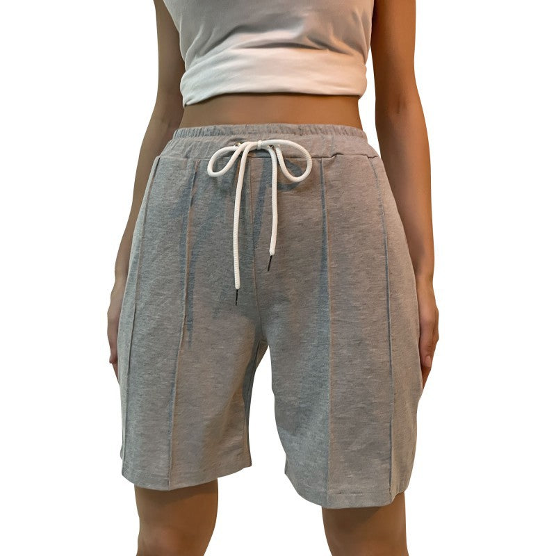 Damen Baumwoll-Shorts mit elastischem Bund und praktischen Taschen Drune