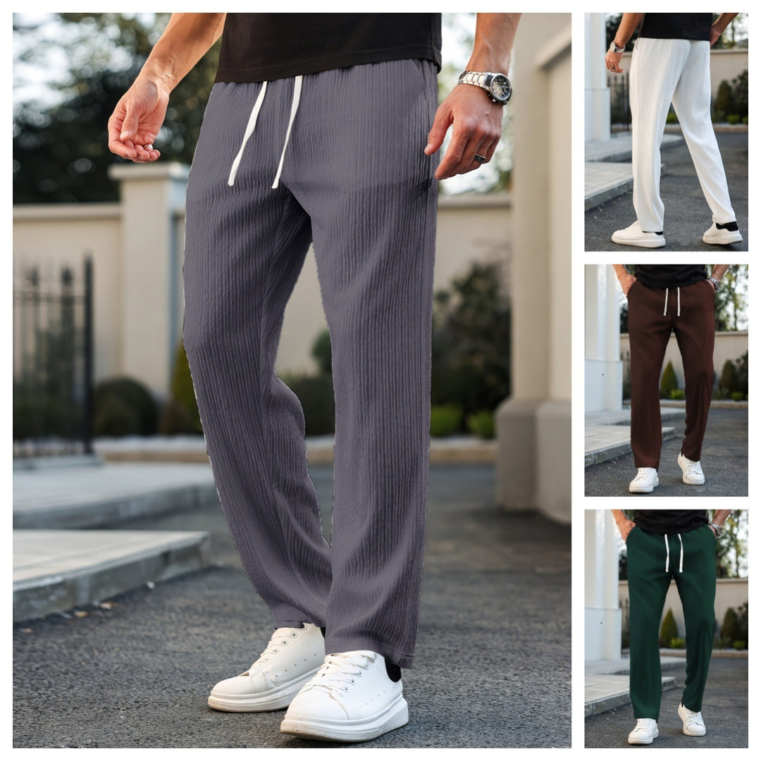 Herren Sportliche Freizeithose mit elastischem Bund und seitlichen Taschen Drune