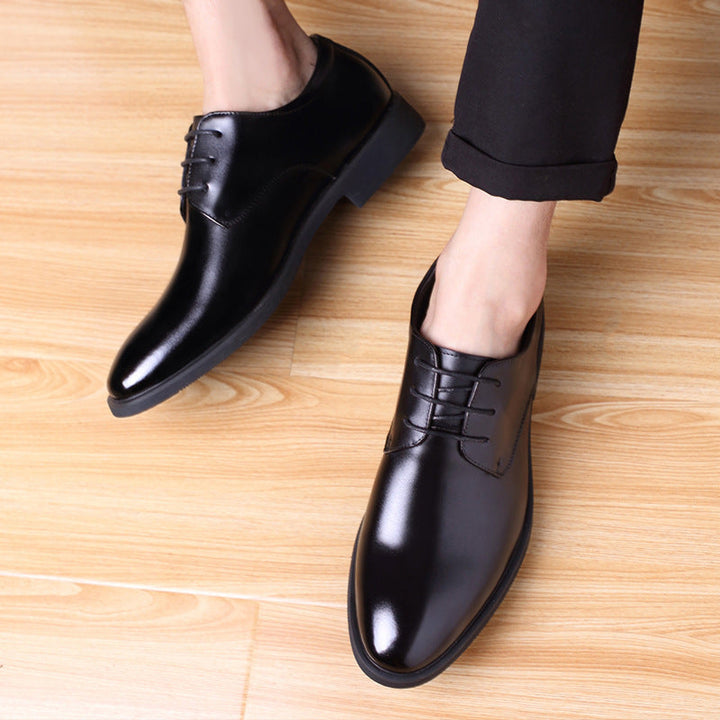 Herren Elegante Lederschuhe mit feinem Schnürdesign Drune
