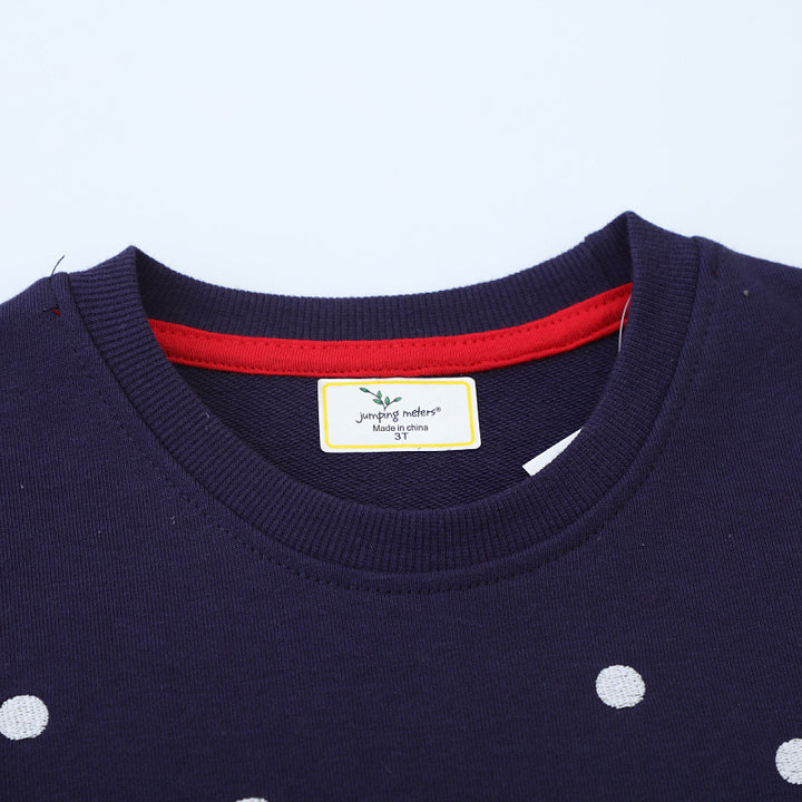 Jungen Sweatshirt mit lustigem Traktor-Design und festlicher Applikation Drune