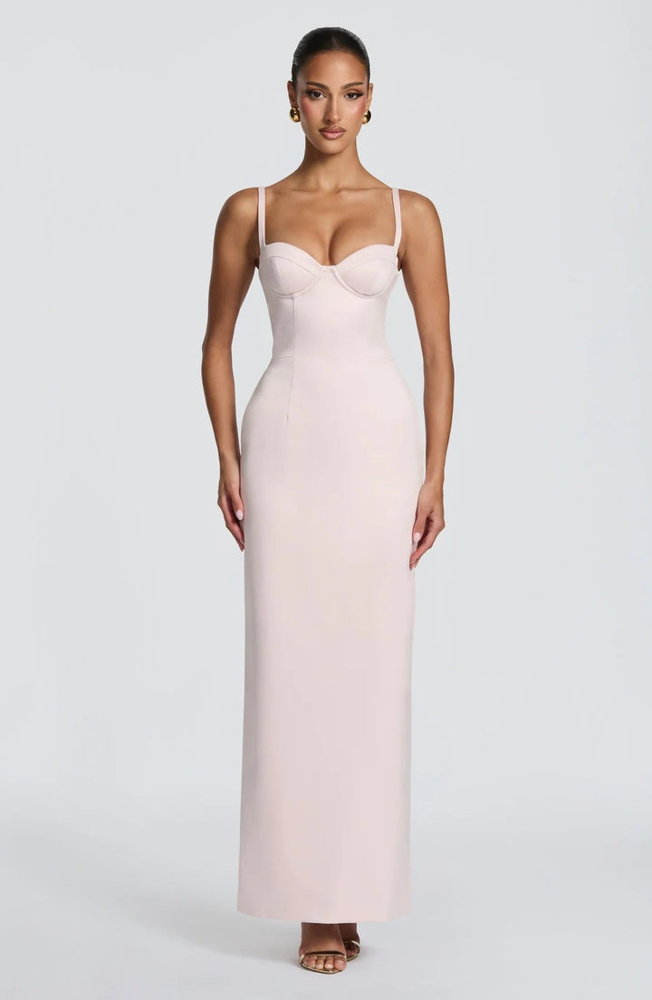 Damen Elegantes Ballkleid mit figurformendem Design Drune