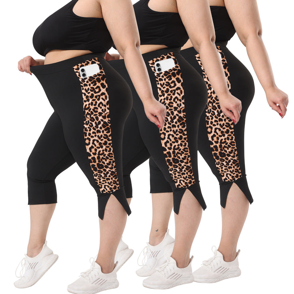 Damen Sculpting-Capri-Leggings mit hohem Taillenbund, Bauchkontrolle und seitlichen Einschubtaschen Drune