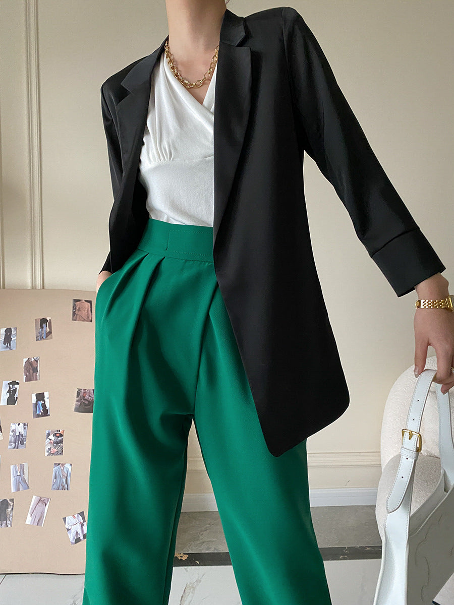 Damen Eleganter Blazer mit modernem Schnitt Drune