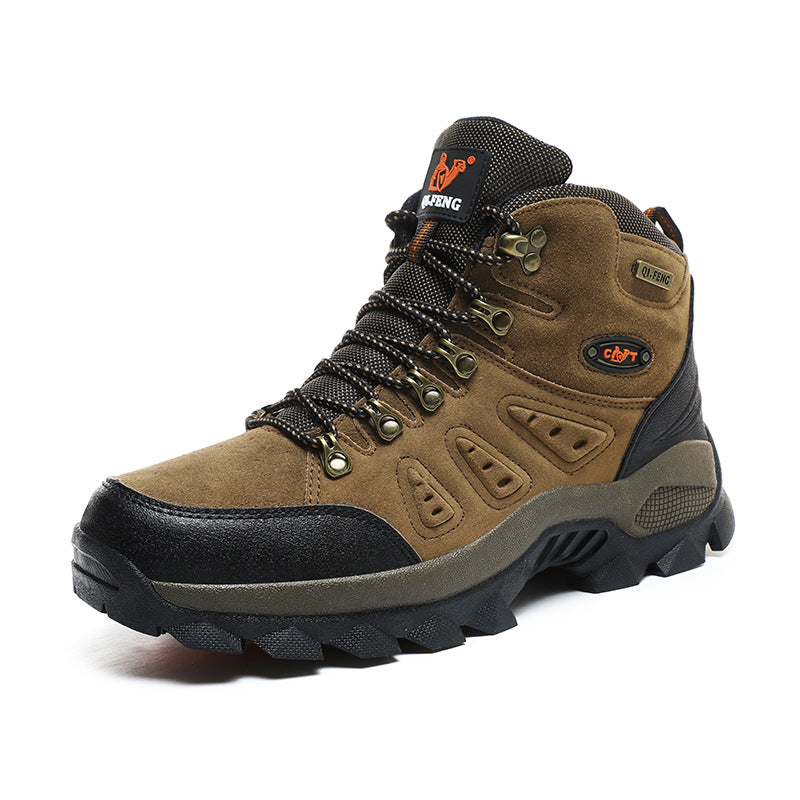Herren Outdoor-Trekkingstiefel mit rutschfester Sohle und atmungsaktivem Obermaterial Drune